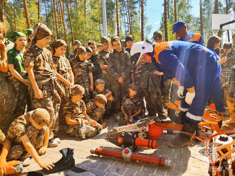 День МЧС для  юных спецназовцев