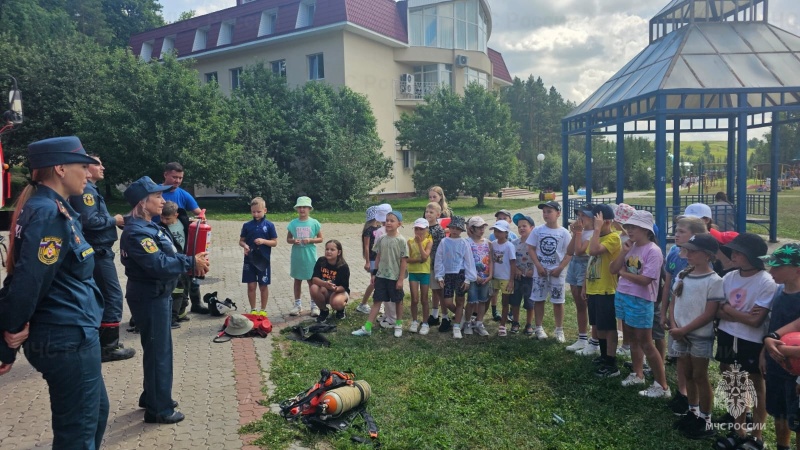 В Заинском районе прошел еще один полезный урок для детворы