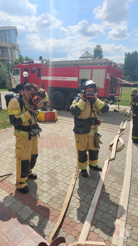 В Заинском районе прошел еще один полезный урок для детворы