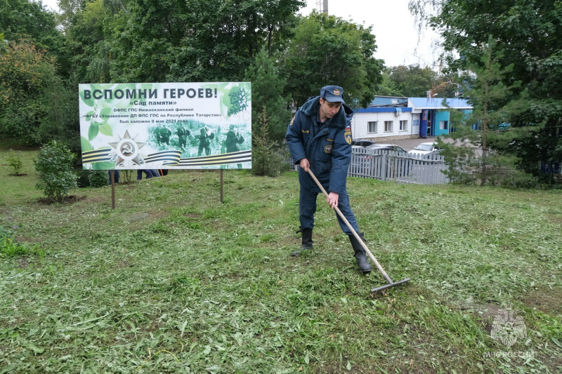 «Сохраним лес»: нижнекамские огнеборцы приняли участие во Всероссийской экологической акции