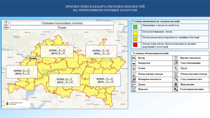 Ежедневный оперативный прогноз возникновения и развития чрезвычайных ситуаций на территории Республики Татарстан на 4.12.2024 г. (активная интернет-ссылка на раздел "Оперативная информация" сайта ГУ МЧС России по РТ обязательна)