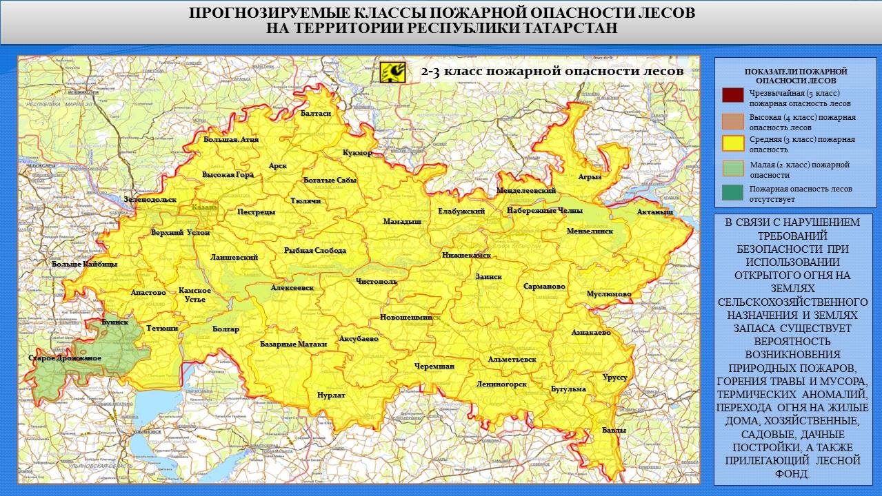 Консультация – предупреждение об интенсивности метеорологических явлений на  территории Республики Татарстан | 22.07.2022 | Большие Кайбицы - БезФормата